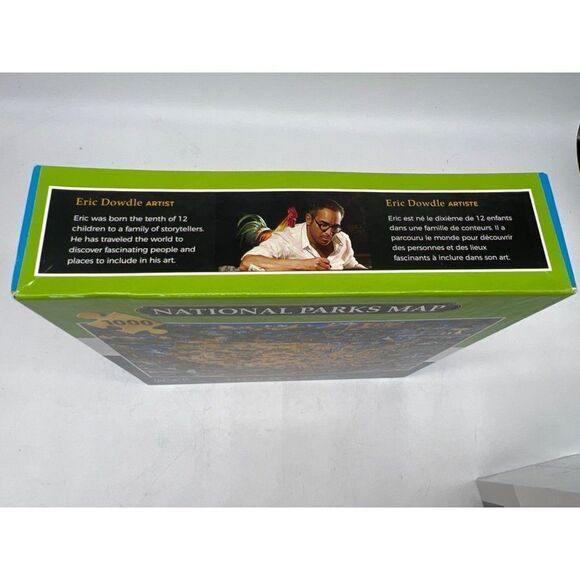 Eric Dowdle National Parks Map 1000 Piece Jigsaw Puzzle - Picture 3 of 5